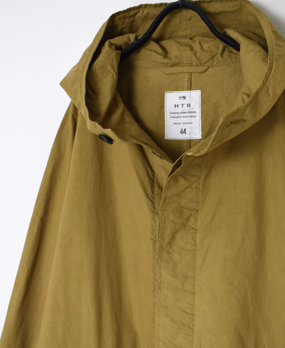 NHT2311TC (コート) LIGHT WEIGHT COTTON OVERDYE HOODED SHORT COAT