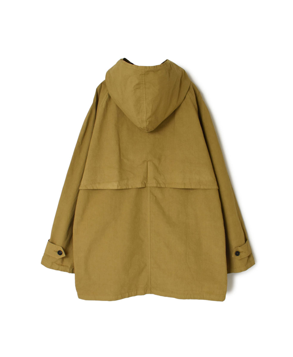 NHT2311TC (コート) LIGHT WEIGHT COTTON OVERDYE HOODED SHORT COAT