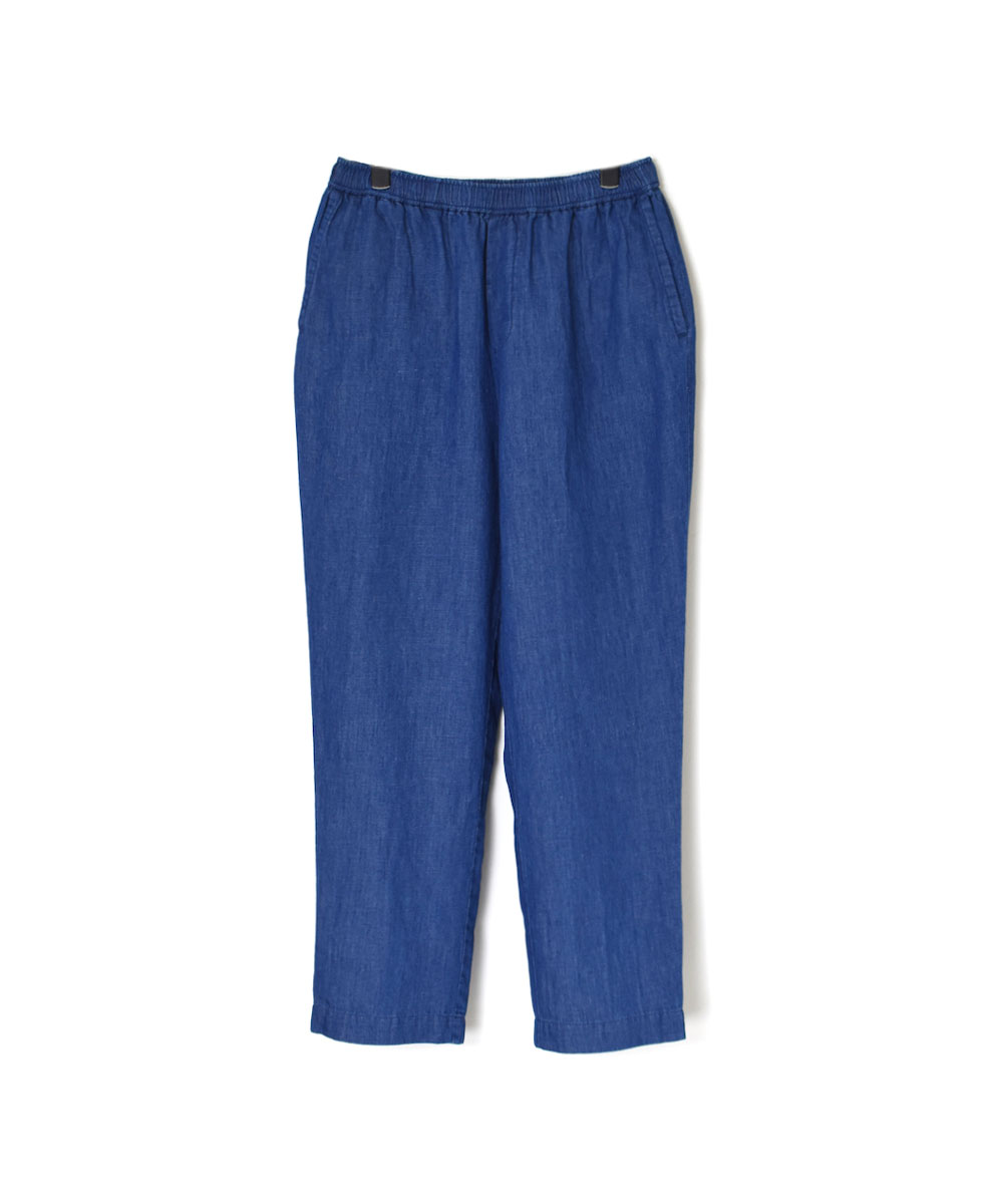 ●GNMDS2101CL (パンツ) 5.1oz WASHED COTTON / LINEN DENIM EASY TAPERED PANTS