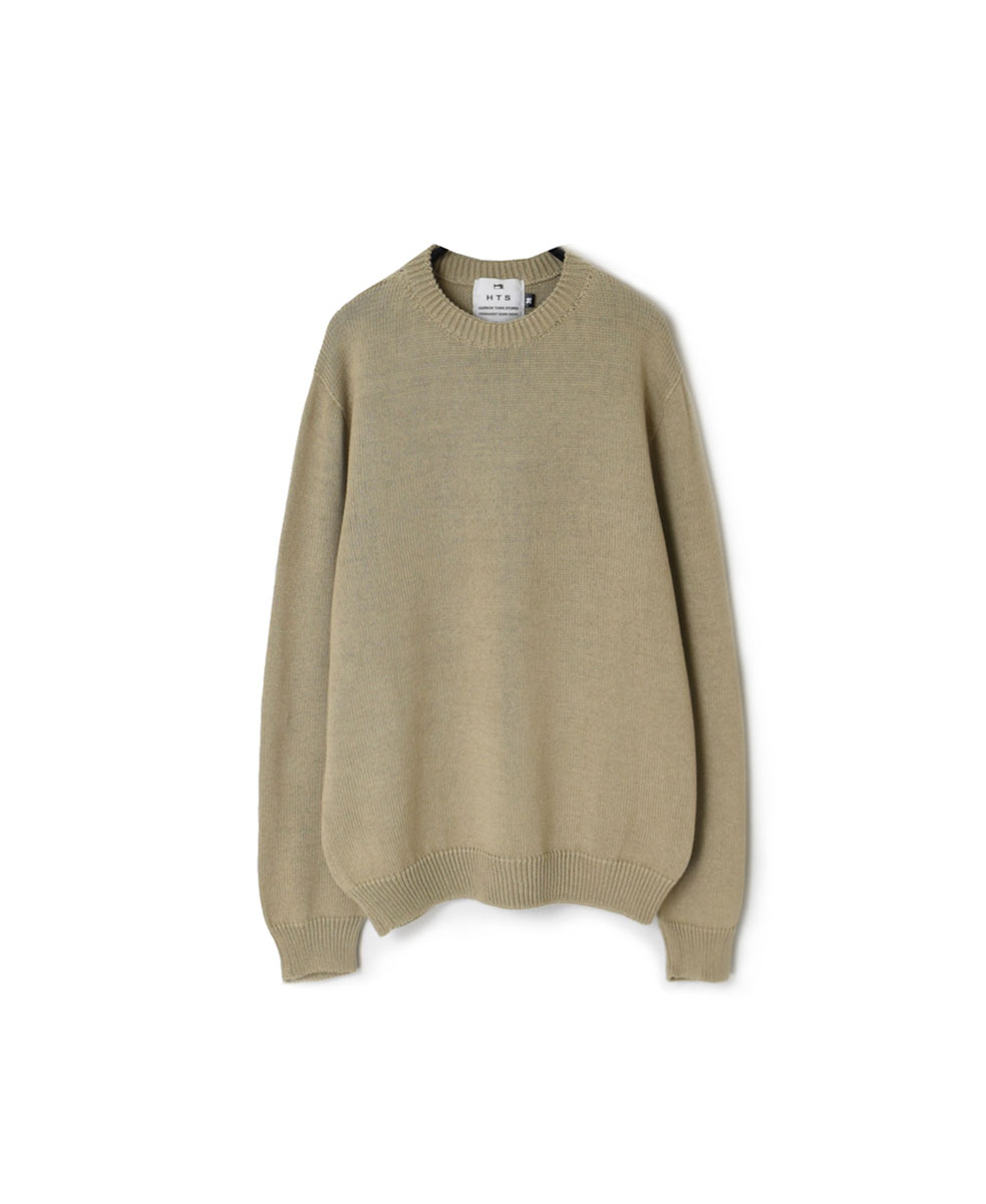 CHT2401(ニット) SADDLE SHOULDER CREW NECK PULLOVER