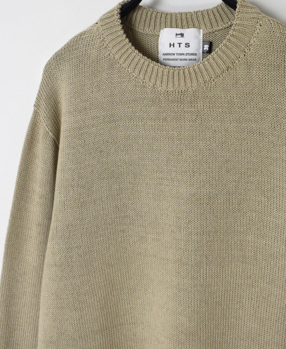 CHT2401(ニット) SADDLE SHOULDER CREW NECK PULLOVER