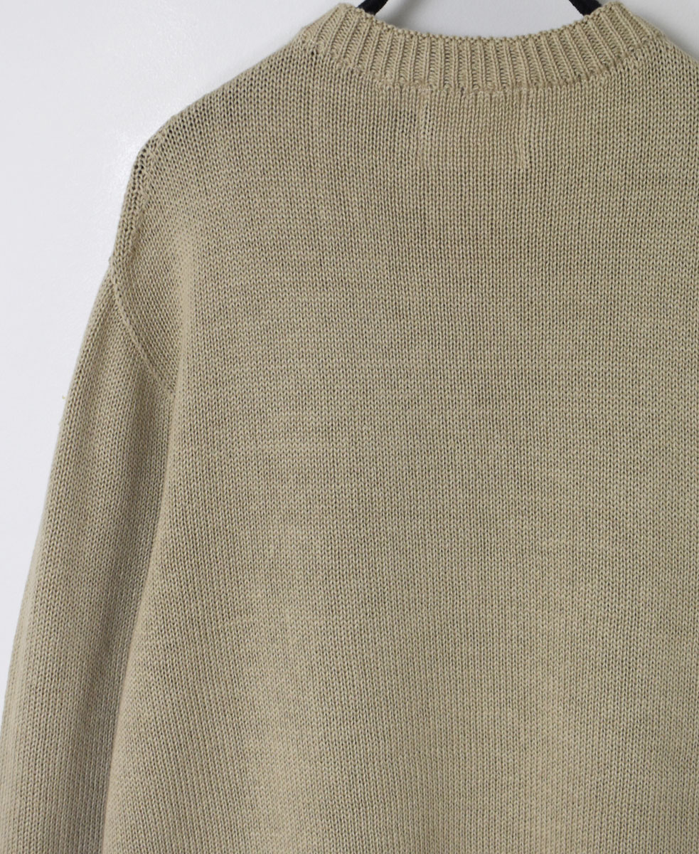 CHT2401(ニット) SADDLE SHOULDER CREW NECK PULLOVER