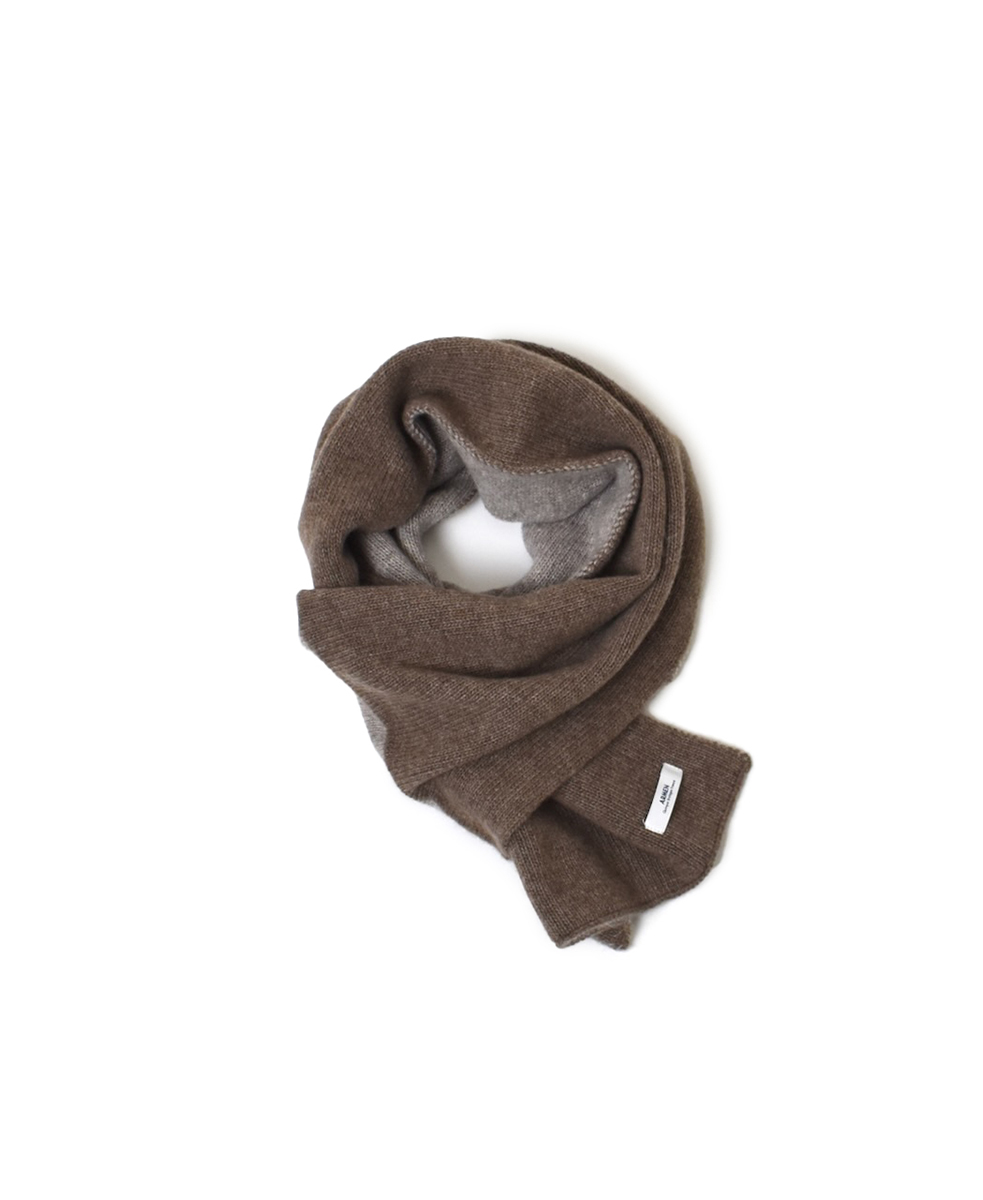 BAAM1961CB (スカーフ) WOOL/CASHMERE 2TONE LOOP SCARF