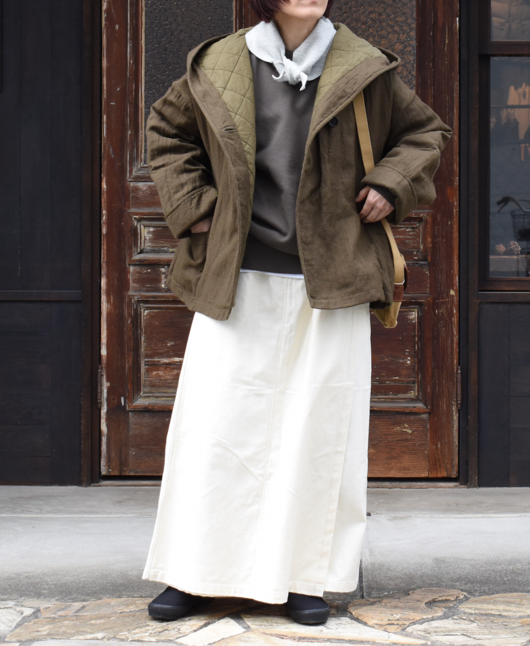 GNAM2354 (キュロット) BACK SATIN WRAP CULOTTES