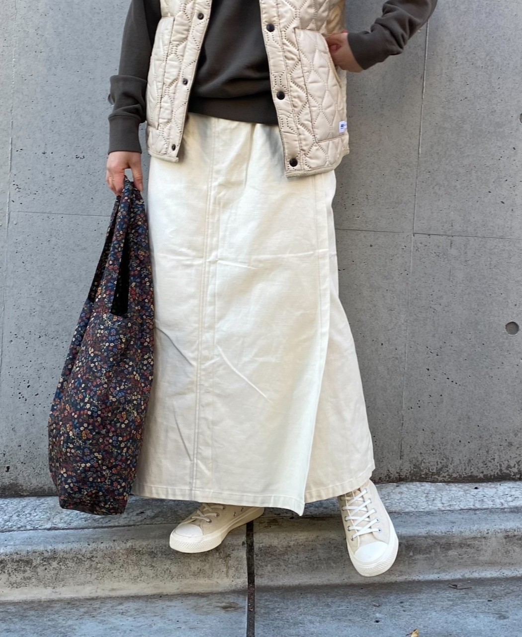 GNAM2354 (キュロット) BACK SATIN WRAP CULOTTES