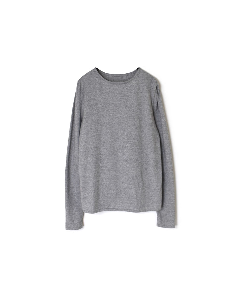 GNMDS24001(Tシャツ) 40/1 SZ SINGLE JERSEY LONG/SL CREW NECK T-SHIRT