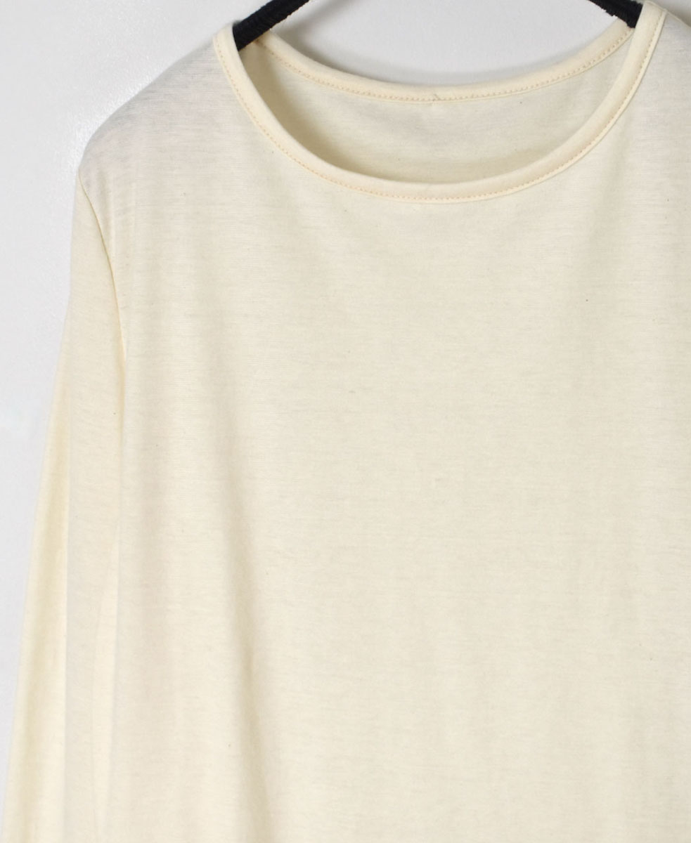 GNMDS24001(Tシャツ) 40/1 SINGLE JERSEY LONG/SL CREW NECK T-SHIRT