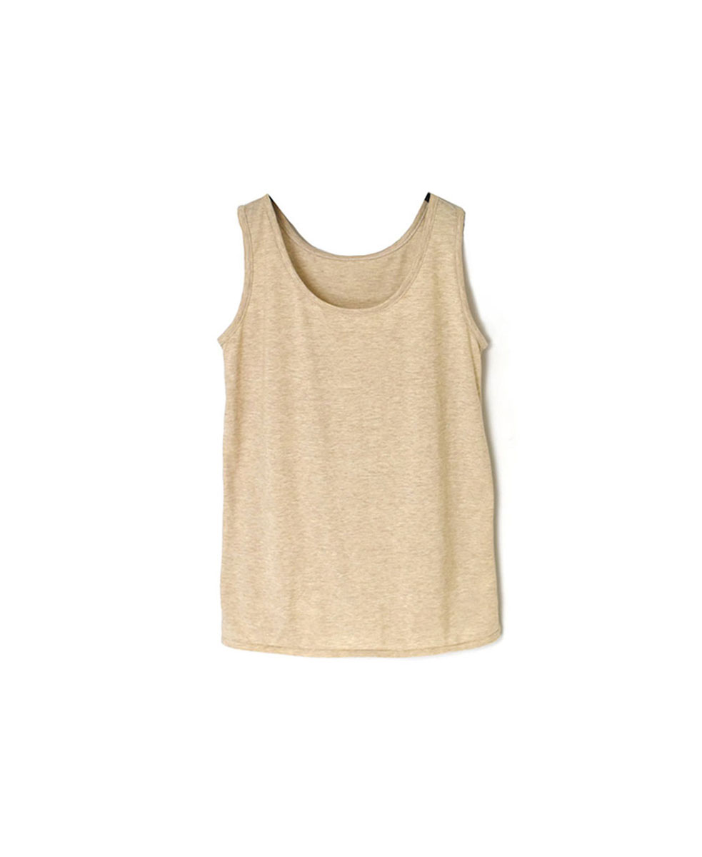 GNMDS24002(タンクトップ) 40/1 SINGLE JERSEY U-NECK 2WAY TANK TOP
