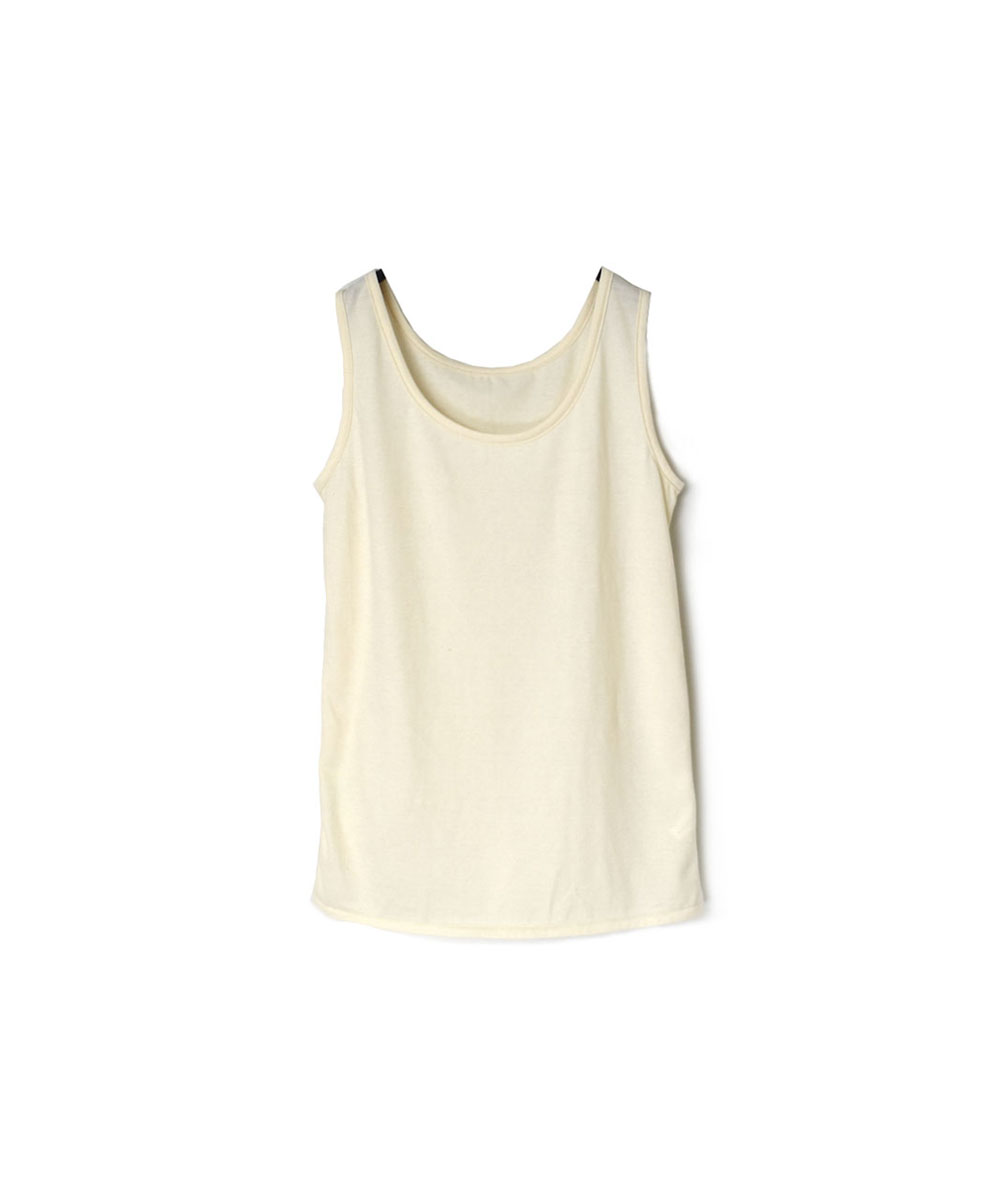 GNMDS24002(タンクトップ) 40/1SZ SINGLE JERSEY U-NECK 2WAY TANK TOP