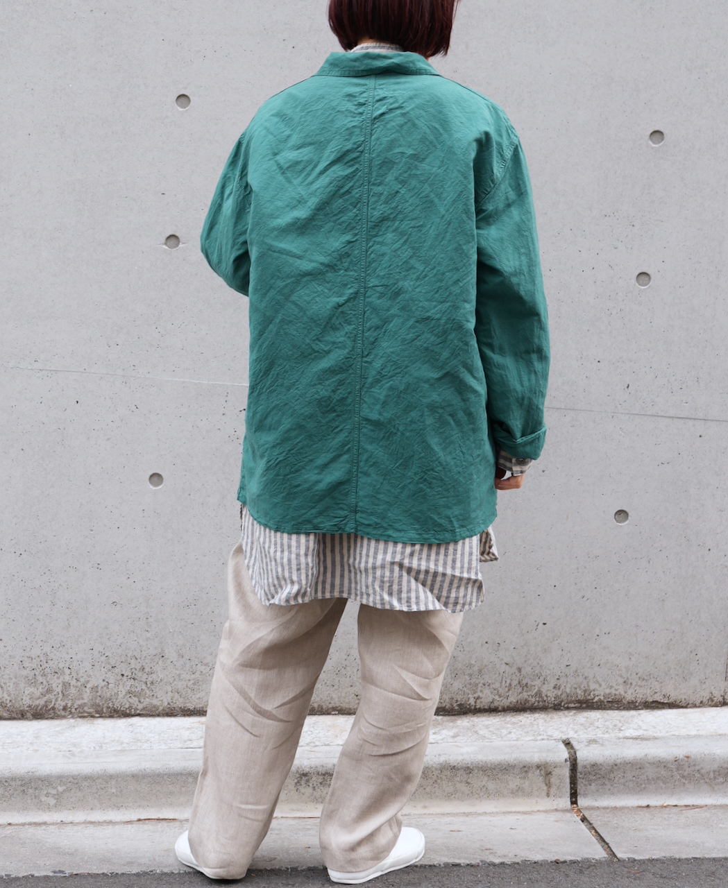 ISNAM2401 (ジャケット) LINEN / COTTON (OVERDYE) AUTHENTIC WORK JACKET