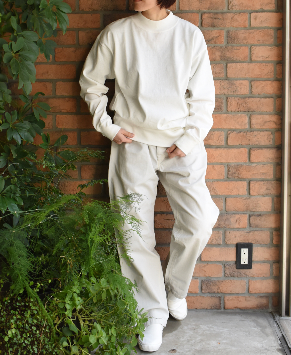 ADNAM2102 (パンツ) LIGHT WEIGHT HERRINGBONE (OVERDYE) CARPENTER PANTS