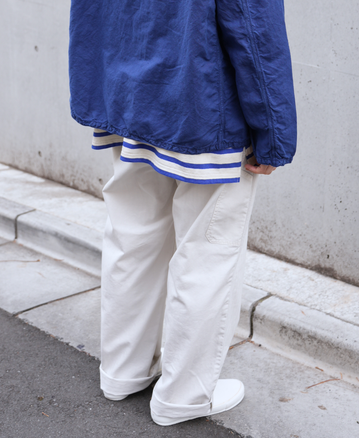 ADNAM2102 (パンツ) LIGHT WEIGHT HERRINGBONE (OVERDYE) CARPENTER PANTS