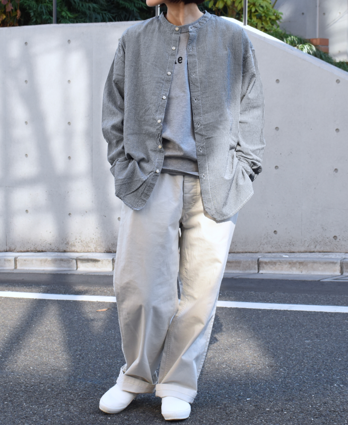 ADNAM2102 (パンツ) LIGHT WEIGHT HERRINGBONE (OVERDYE) CARPENTER PANTS