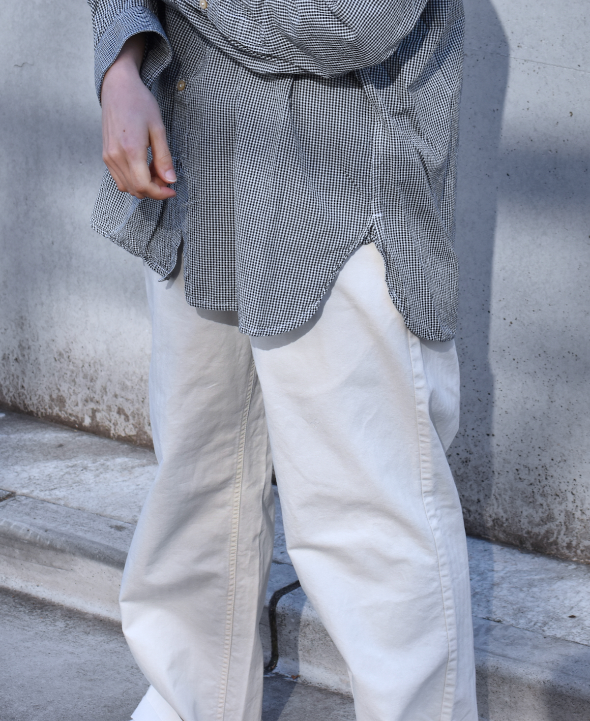 ADNAM2102 (パンツ) LIGHT WEIGHT HERRINGBONE (OVERDYE) CARPENTER PANTS