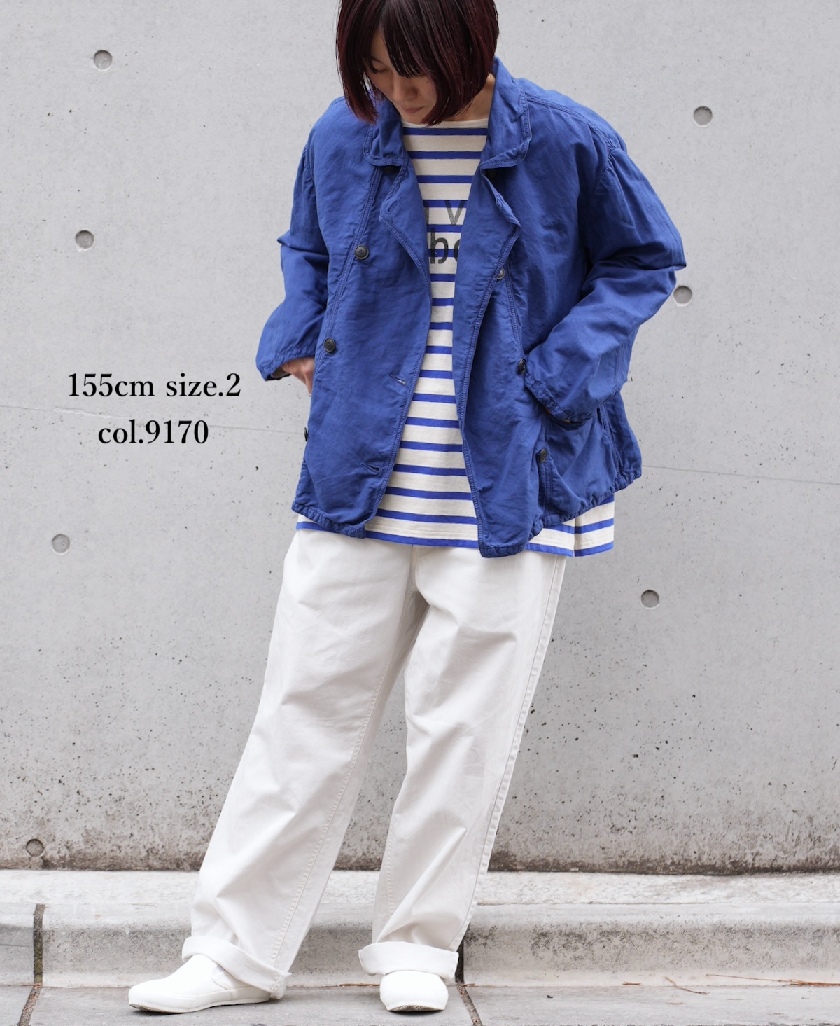 ADNAM2102 (パンツ) LIGHT WEIGHT HERRINGBONE (OVERDYE) CARPENTER PANTS