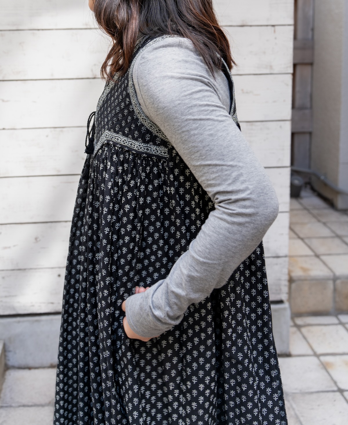 GNMDS24001(Tシャツ) 40/1 SINGLE JERSEY LONG/SL CREW NECK T-SHIRT