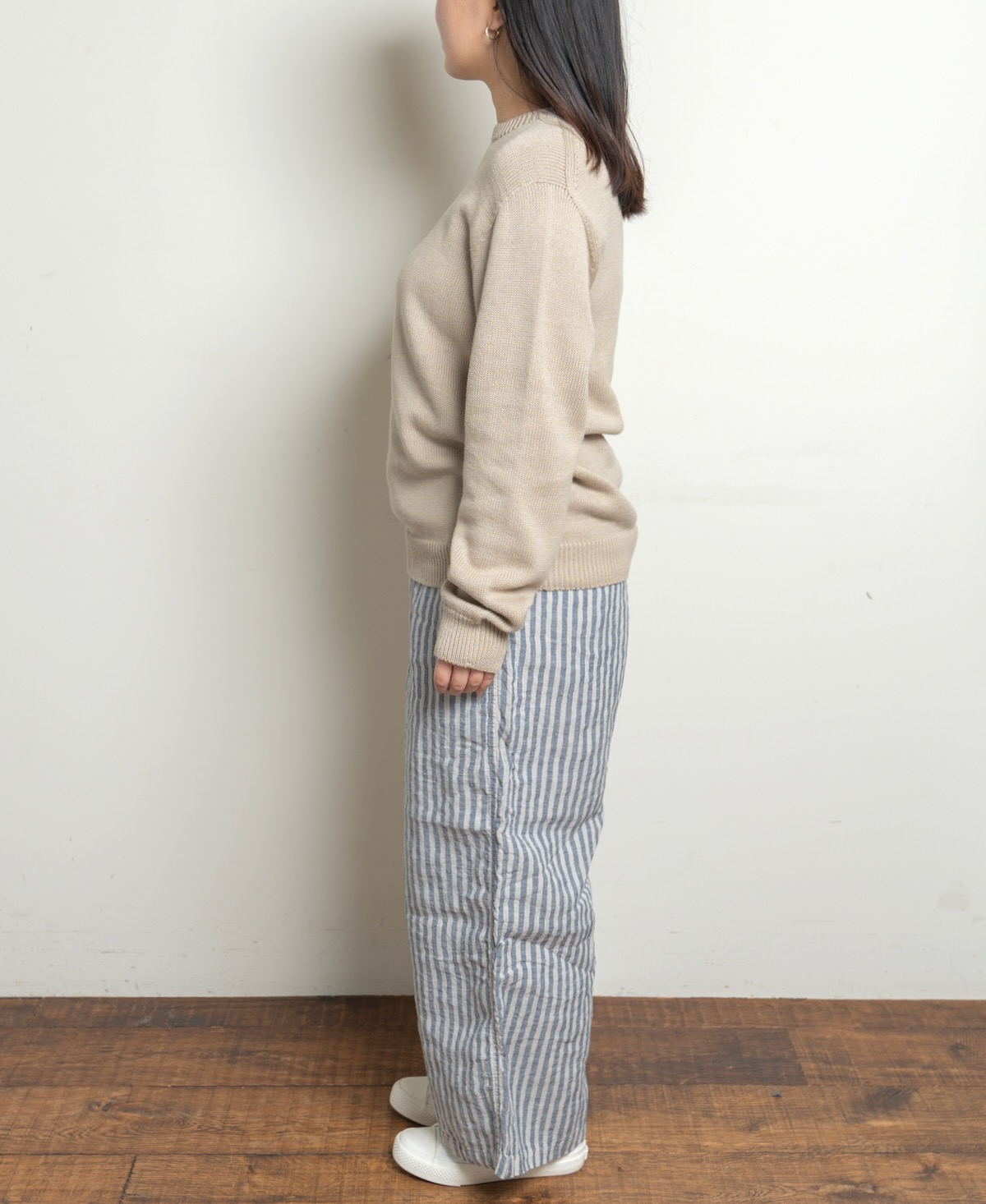 CHT2401(ニット) SADDLE SHOULDER CREW NECK PULLOVER