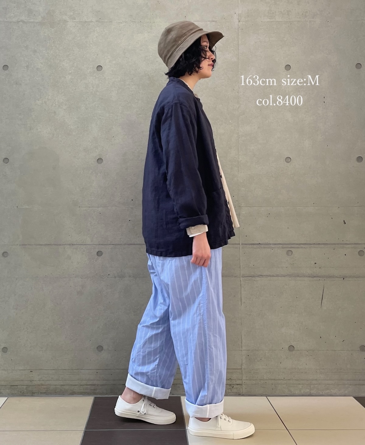 PHAM2402 (帽子) LINEN METRO HAT