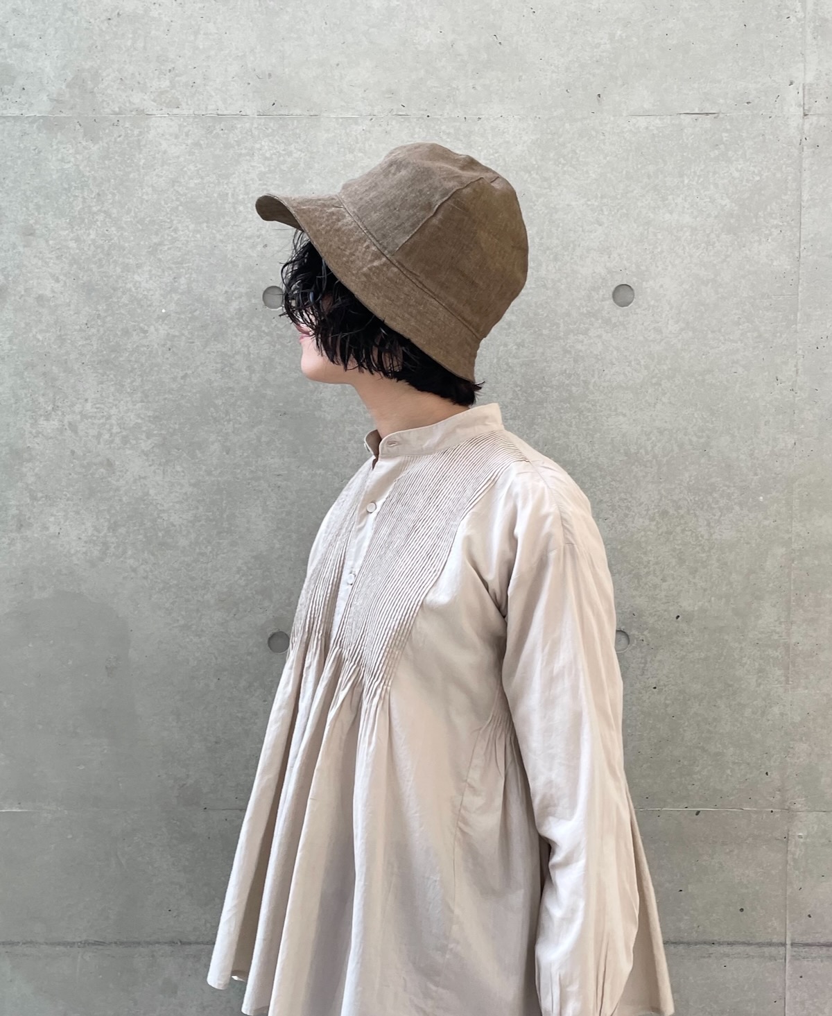 PHAM2402 (帽子) LINEN METRO HAT