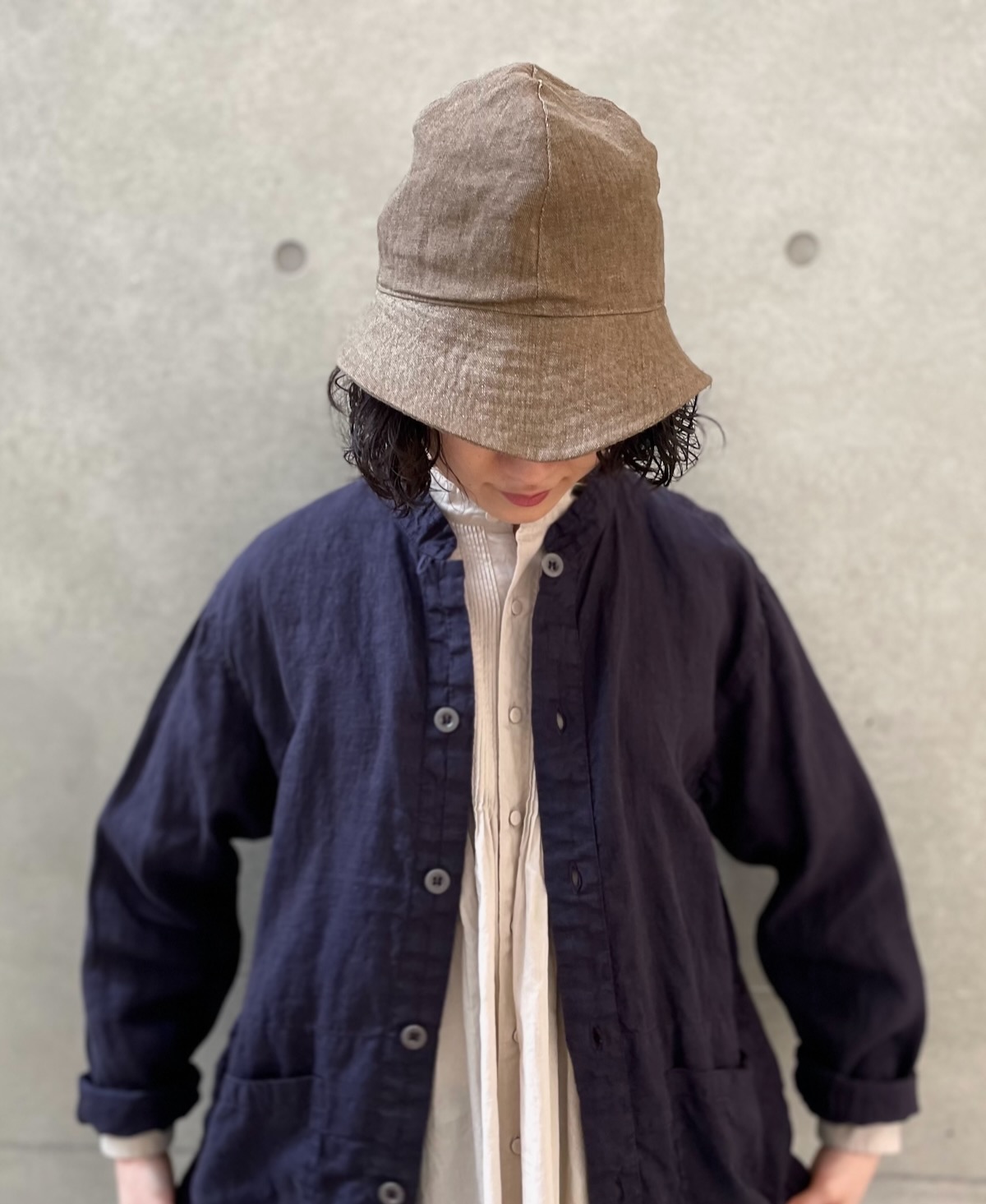 PHAM2402 (帽子) LINEN METRO HAT