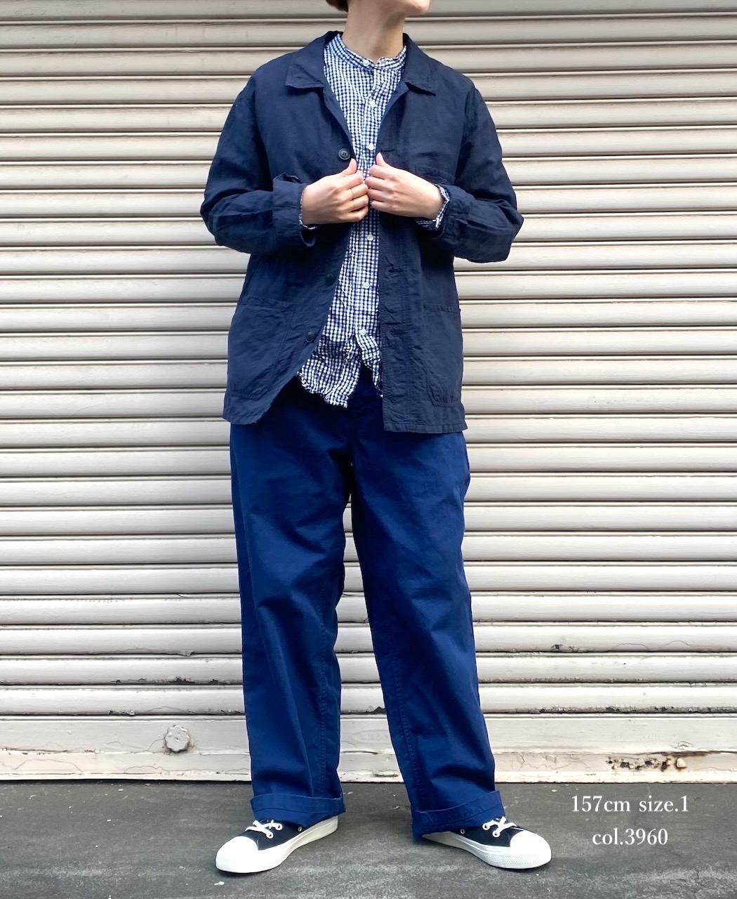 ISNAM2401 (ジャケット) LINEN / COTTON (OVERDYE) AUTHENTIC WORK JACKET