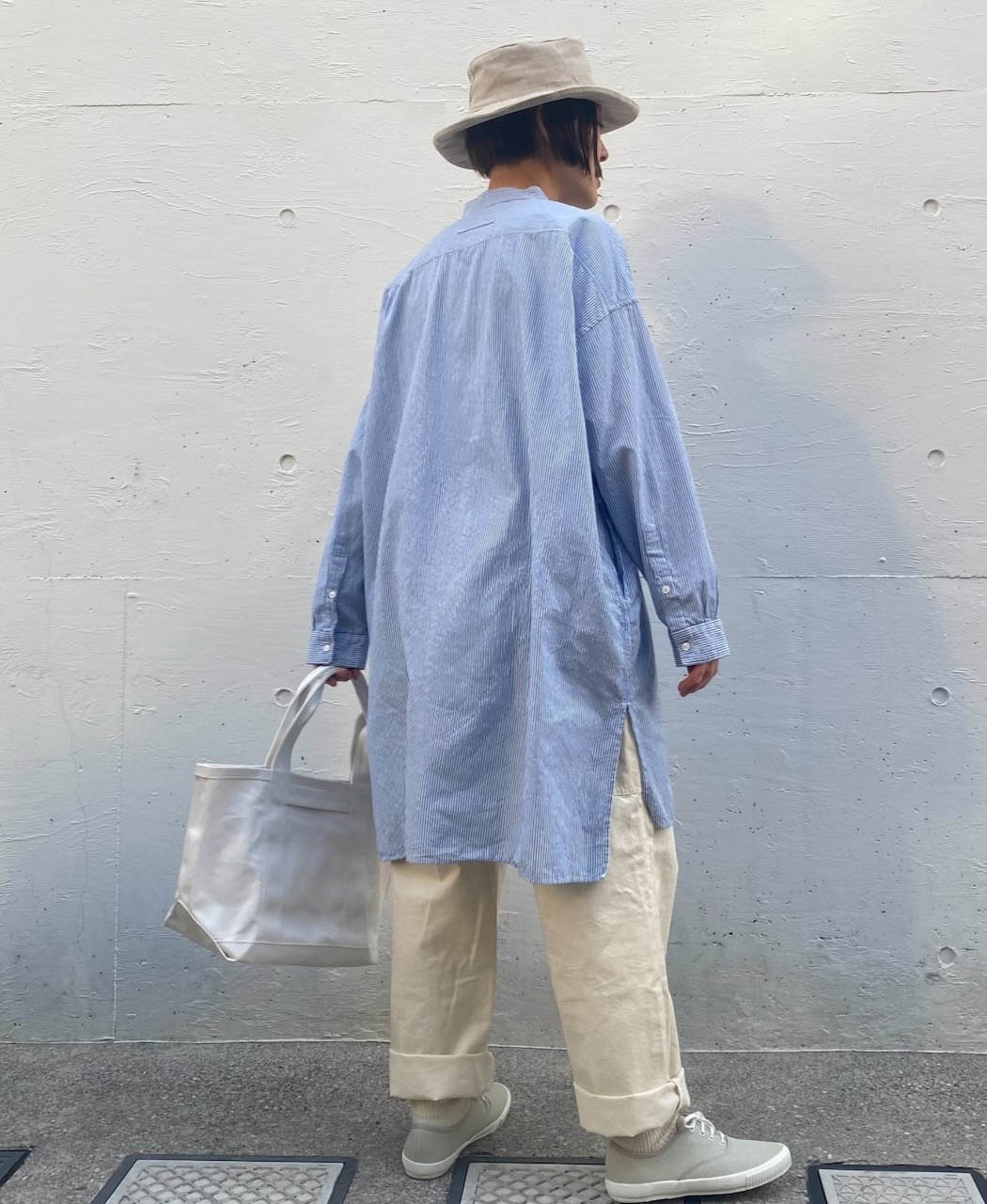 ADNAM2102 (パンツ) LIGHT WEIGHT HERRINGBONE (OVERDYE) CARPENTER PANTS