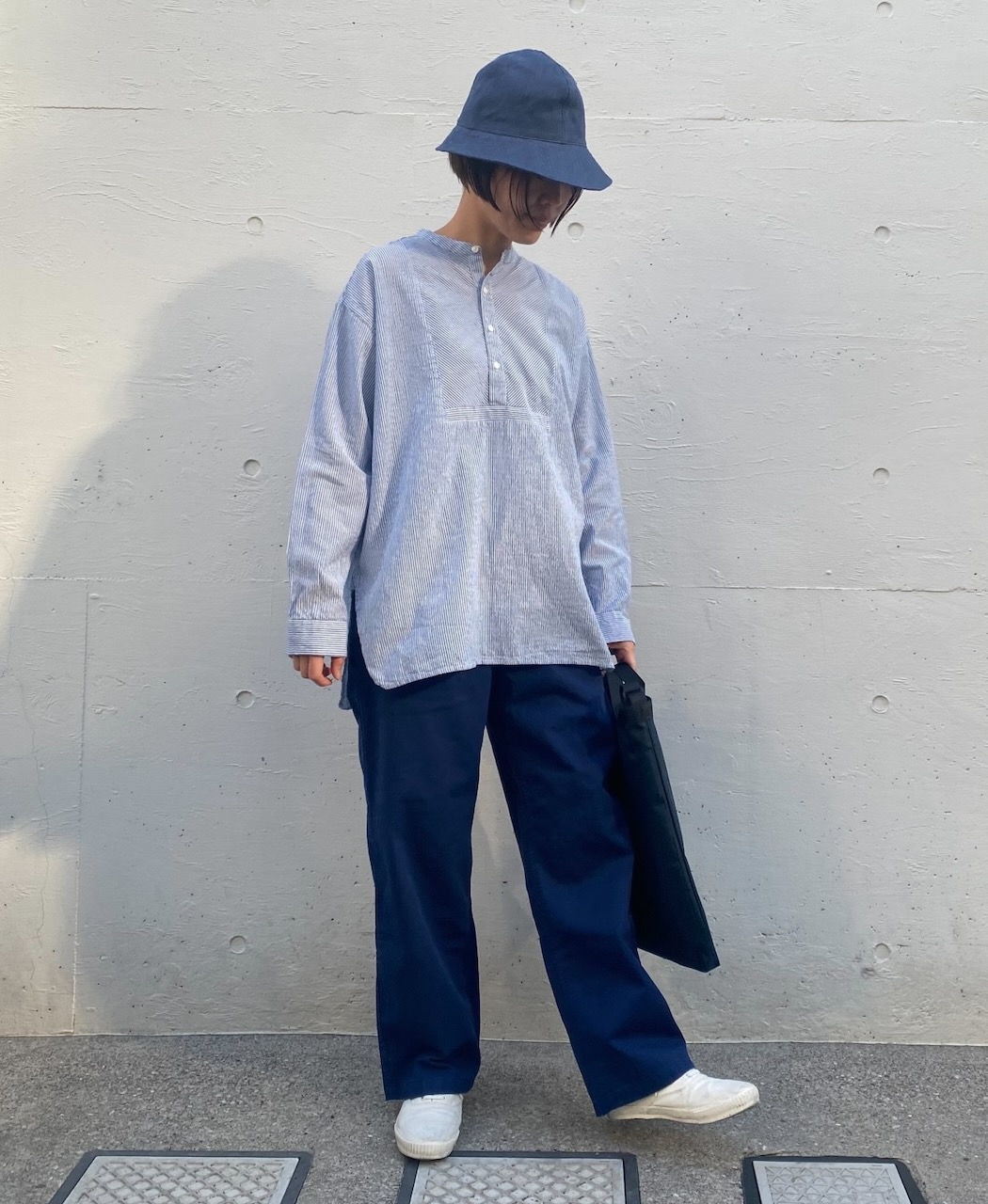 ADNAM2102 (パンツ) LIGHT WEIGHT HERRINGBONE (OVERDYE) CARPENTER PANTS