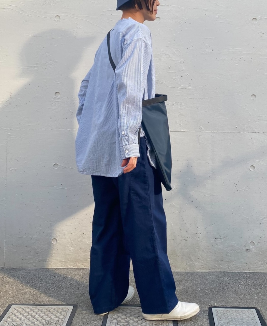 ADNAM2102 (パンツ) LIGHT WEIGHT HERRINGBONE (OVERDYE) CARPENTER PANTS