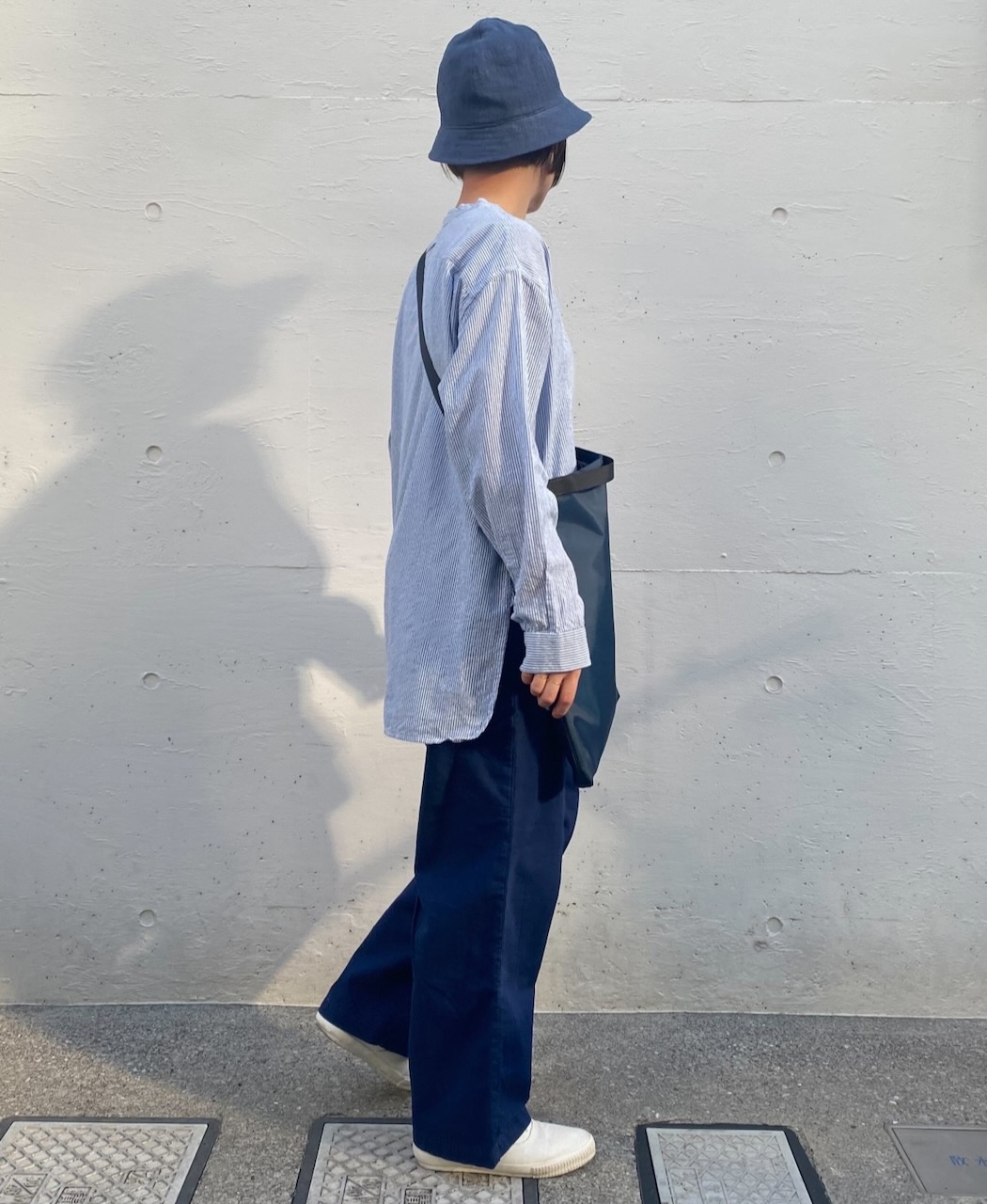 ADNAM2102 (パンツ) LIGHT WEIGHT HERRINGBONE (OVERDYE) CARPENTER PANTS