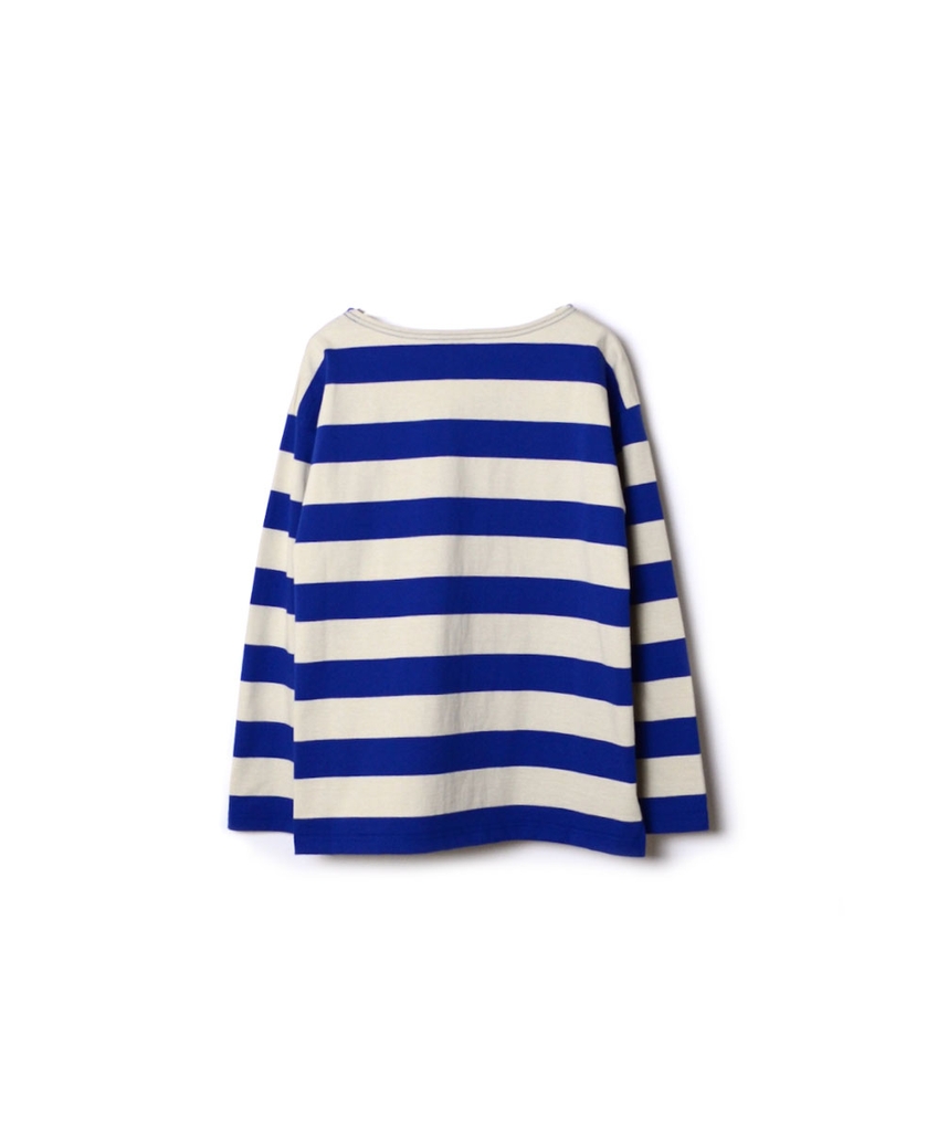 NLA1961 (カットソー) WIDE STRIPE L/SL DROP SHOULDER BASQUE SHIRT