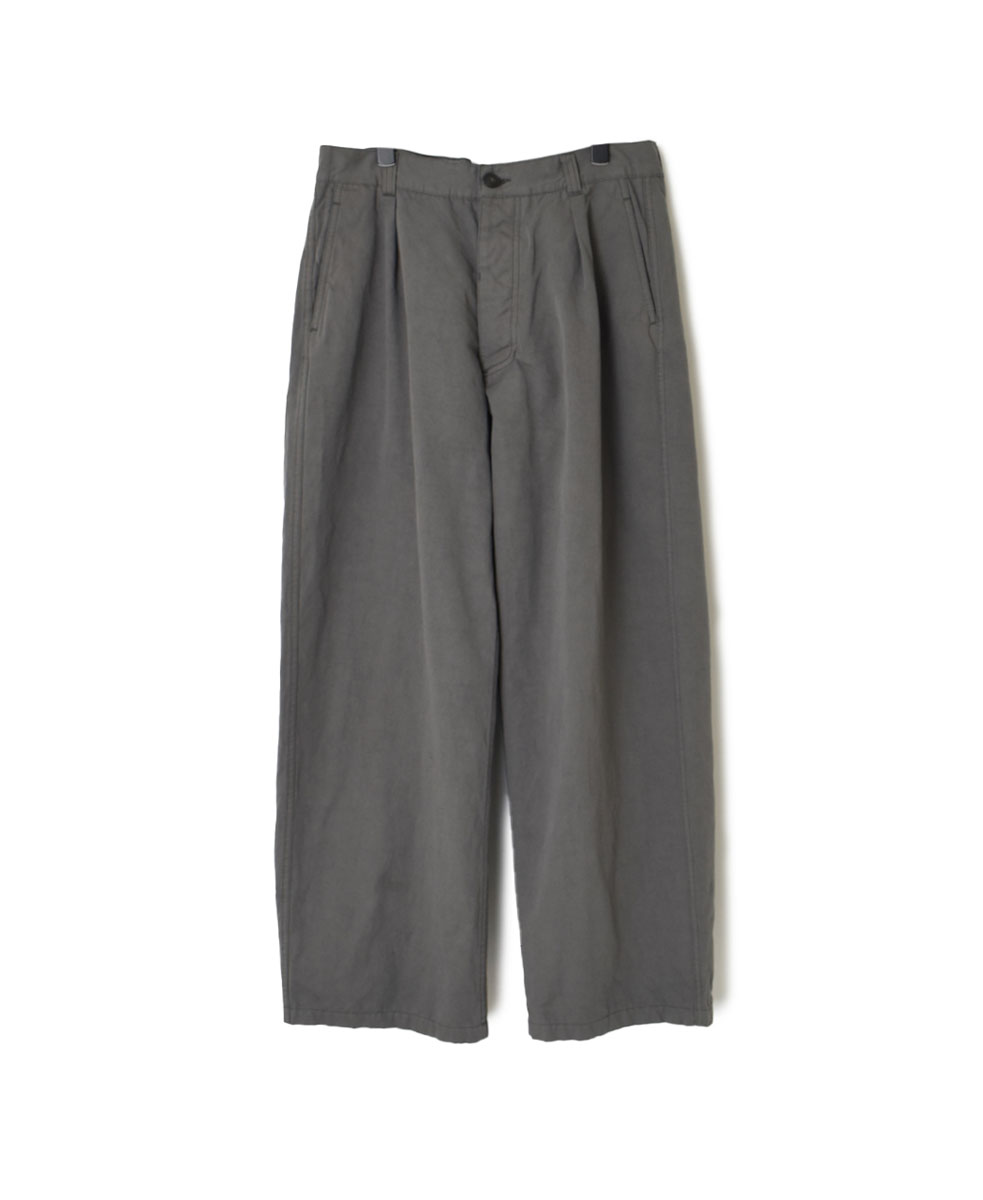 NAM1203KCL (パンツ) COTTON LINEN ONE-TUCK PANTS