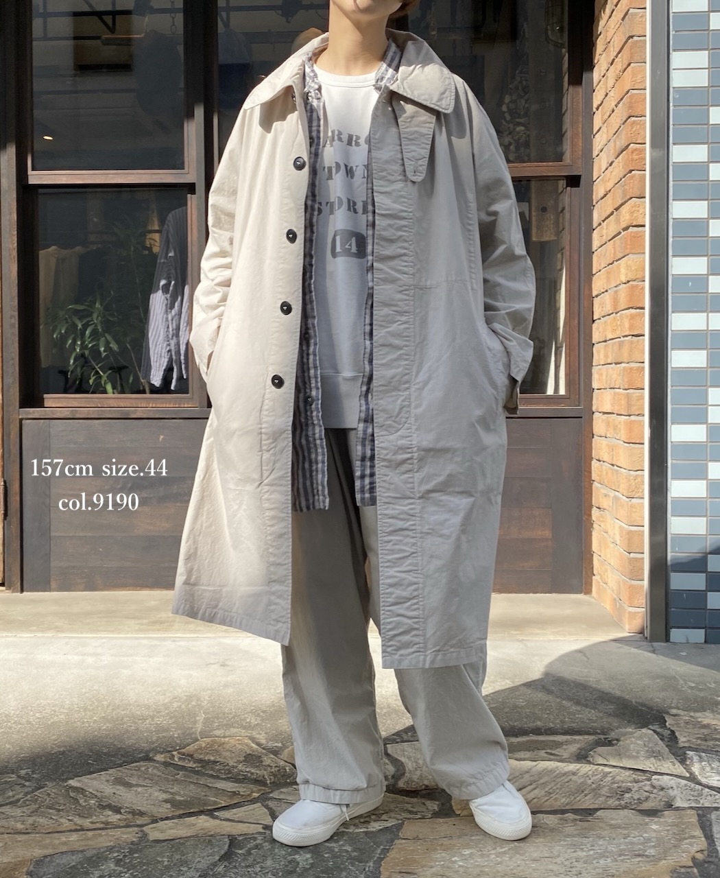 NHT2401TC (コート) LIGHT WEIGHT COTTON OVERDYE BALMACAAN COAT