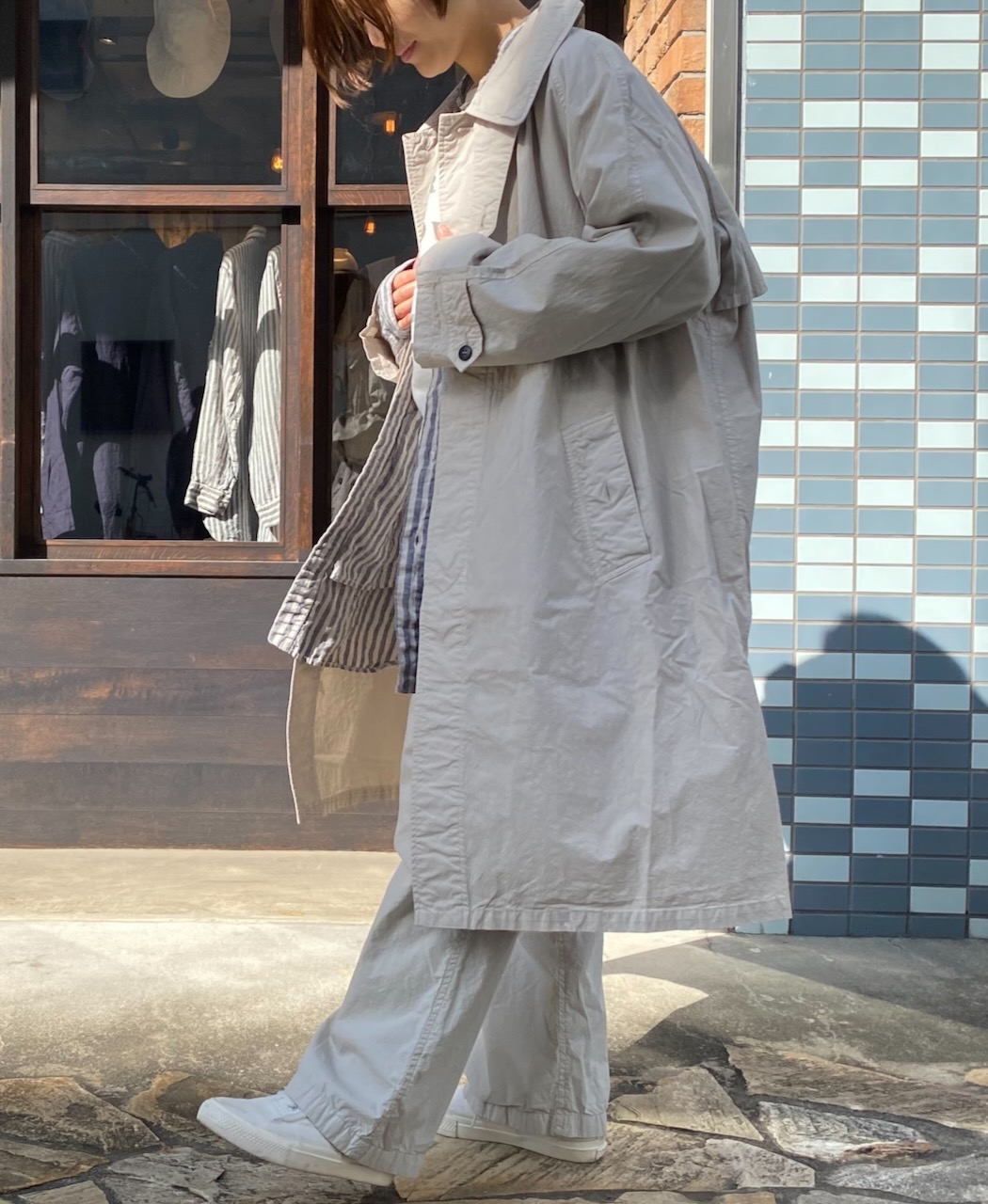 NHT2401TC (コート) LIGHT WEIGHT COTTON OVERDYE BALMACAAN COAT