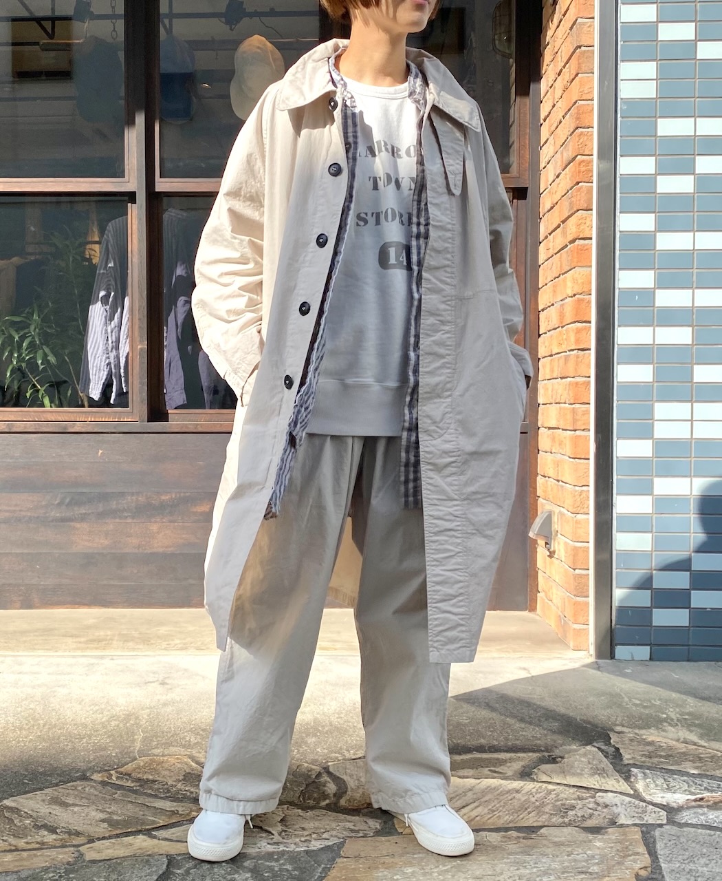 NHT2401TC (コート) LIGHT WEIGHT COTTON OVERDYE BALMACAAN COAT