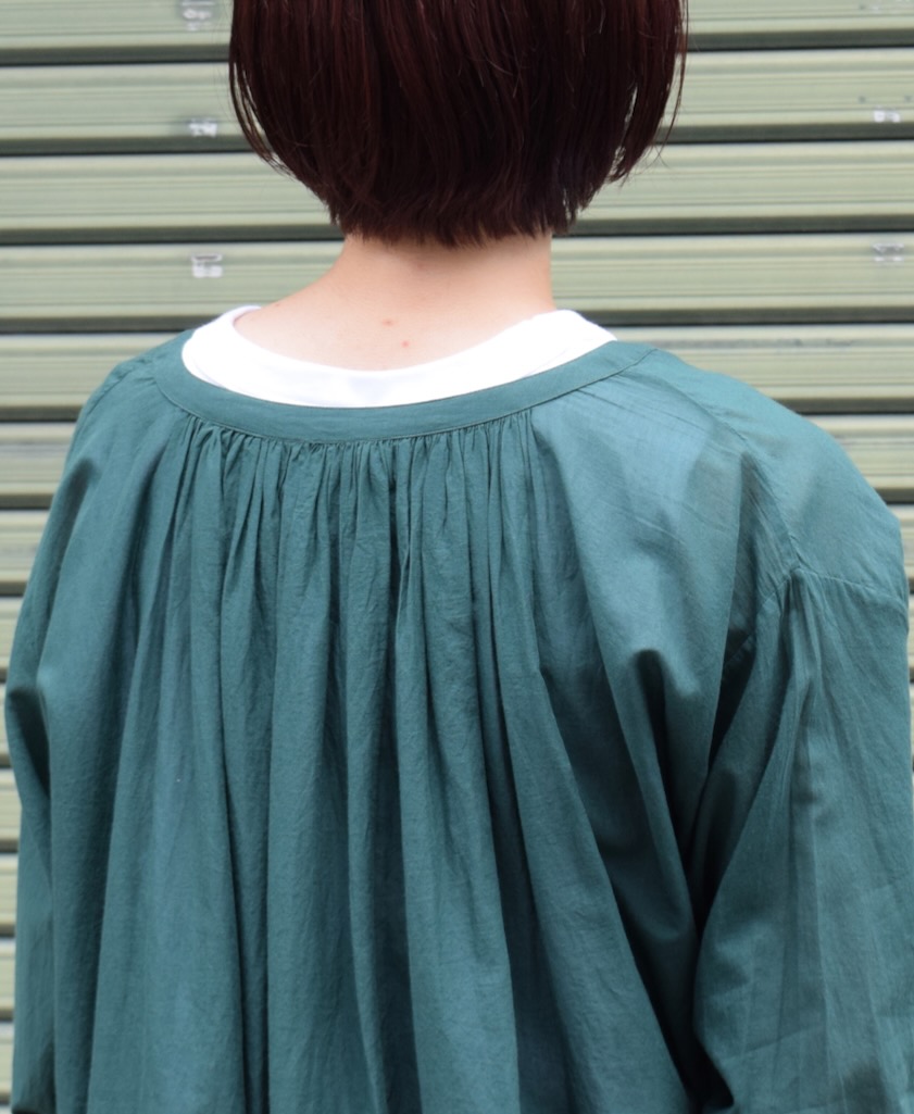 NSL23004 (チュニック) SUPER FINE VOILE WITH SELVAGE GATHERED TUNIC