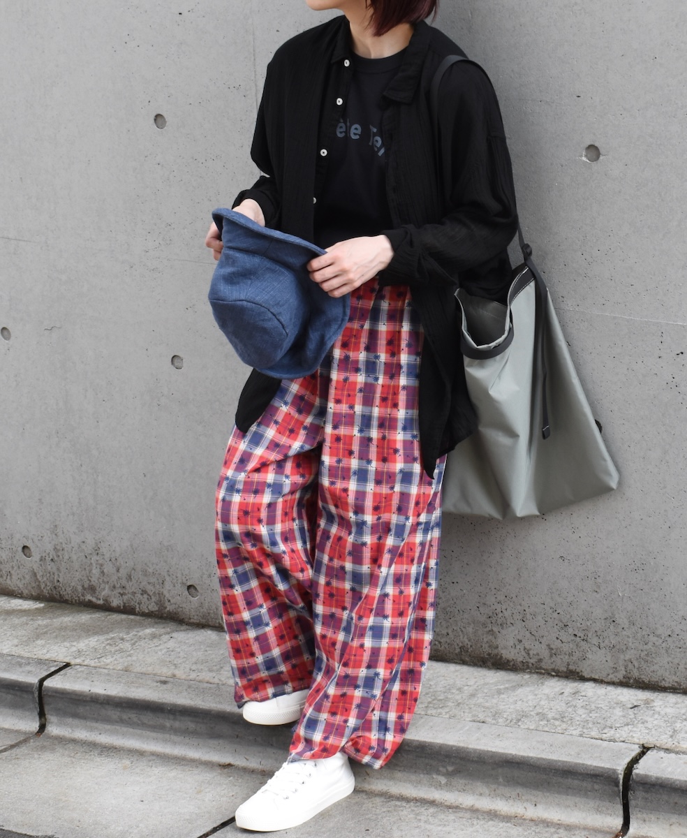 INAM1901GD (シャツ) SINGLE GAUZE OVERDYED UTILITY REGULAR COLLAR SHIRTS