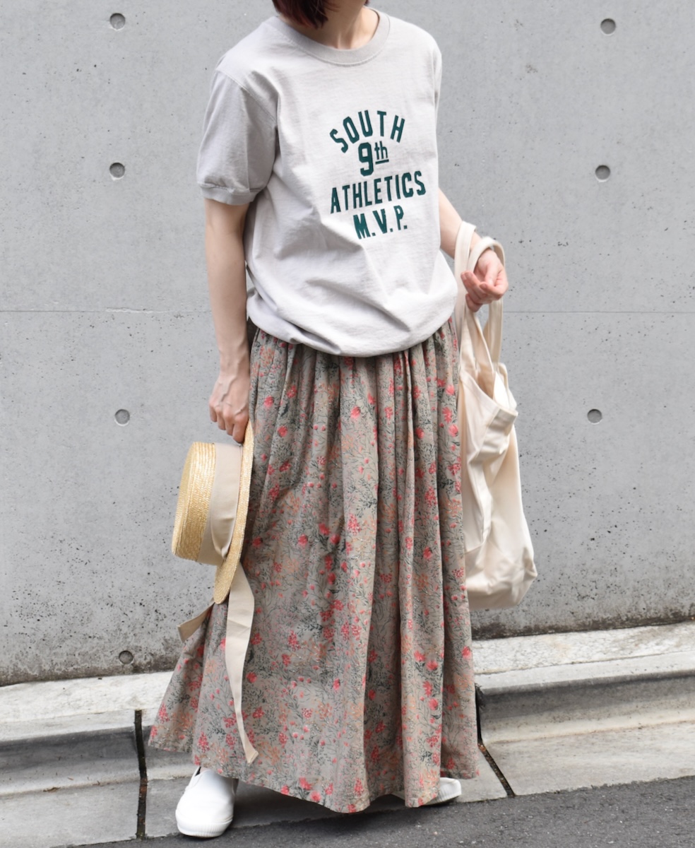 NGT9801(Tシャツ) 2724 "SOUTH 9TH"CREW-NECK S/SL TEE CUFF&HEM RIB