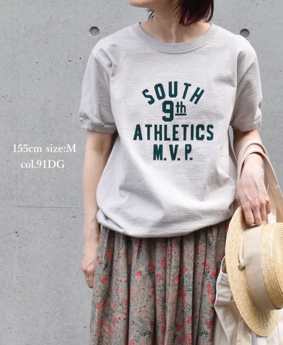 NGT9801(Tシャツ) 2724 "SOUTH 9TH"CREW-NECK S/SL TEE CUFF&HEM RIB