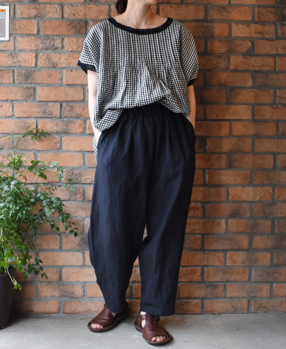 ●INSL24206 (パンツ) 60s LINEN PLAIN EASY PANTS