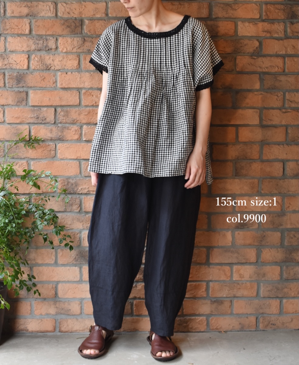 ●INSL24206 (パンツ) 60s LINEN PLAIN EASY PANTS