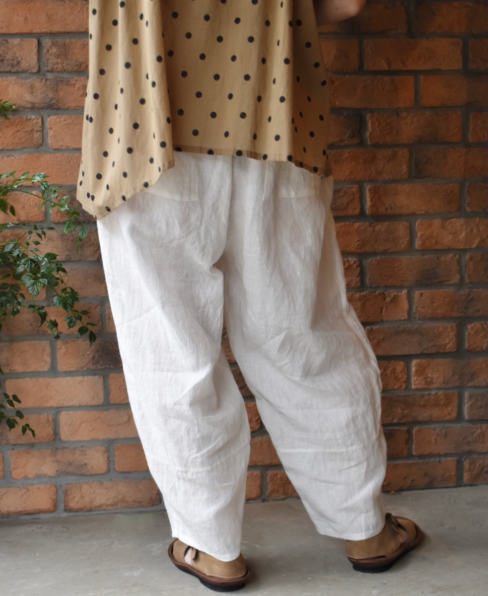 ●INSL24206 (パンツ) 60s LINEN PLAIN EASY PANTS