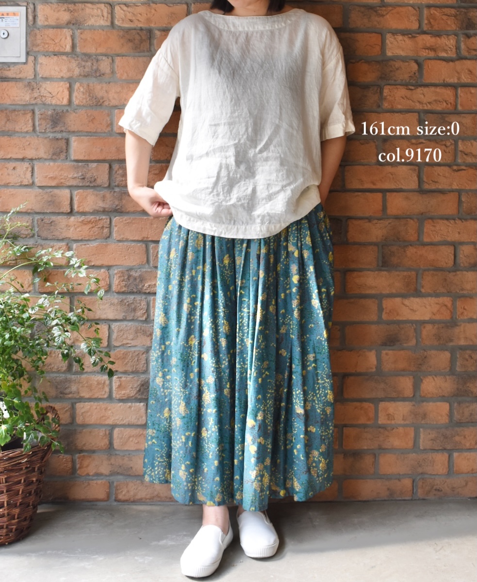 ●NAM1631LP (シャツ) LINEN PLAIN BOAT NECK S/SL SHIRT