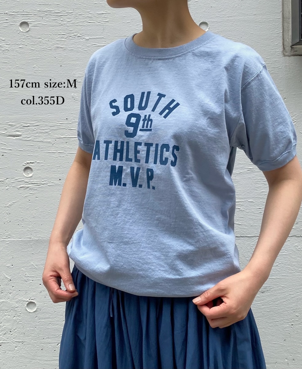 NGT9801(Tシャツ) 2724 "SOUTH 9TH"CREW-NECK S/SL TEE CUFF&HEM RIB