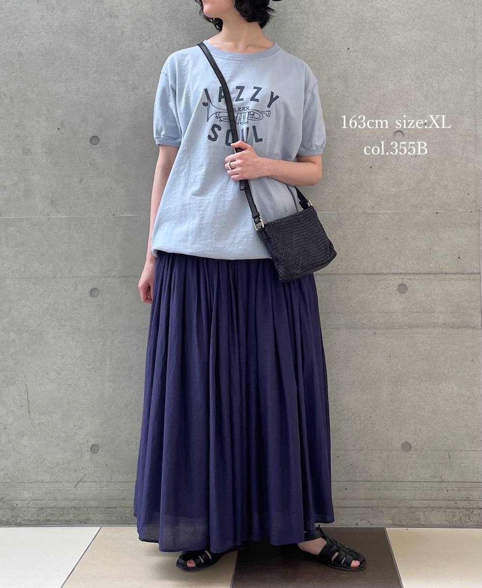 NGT9801(Tシャツ) 2094 "JAZZY 18" CREW-NECK S/SL TEE CUFF&HEM RIB