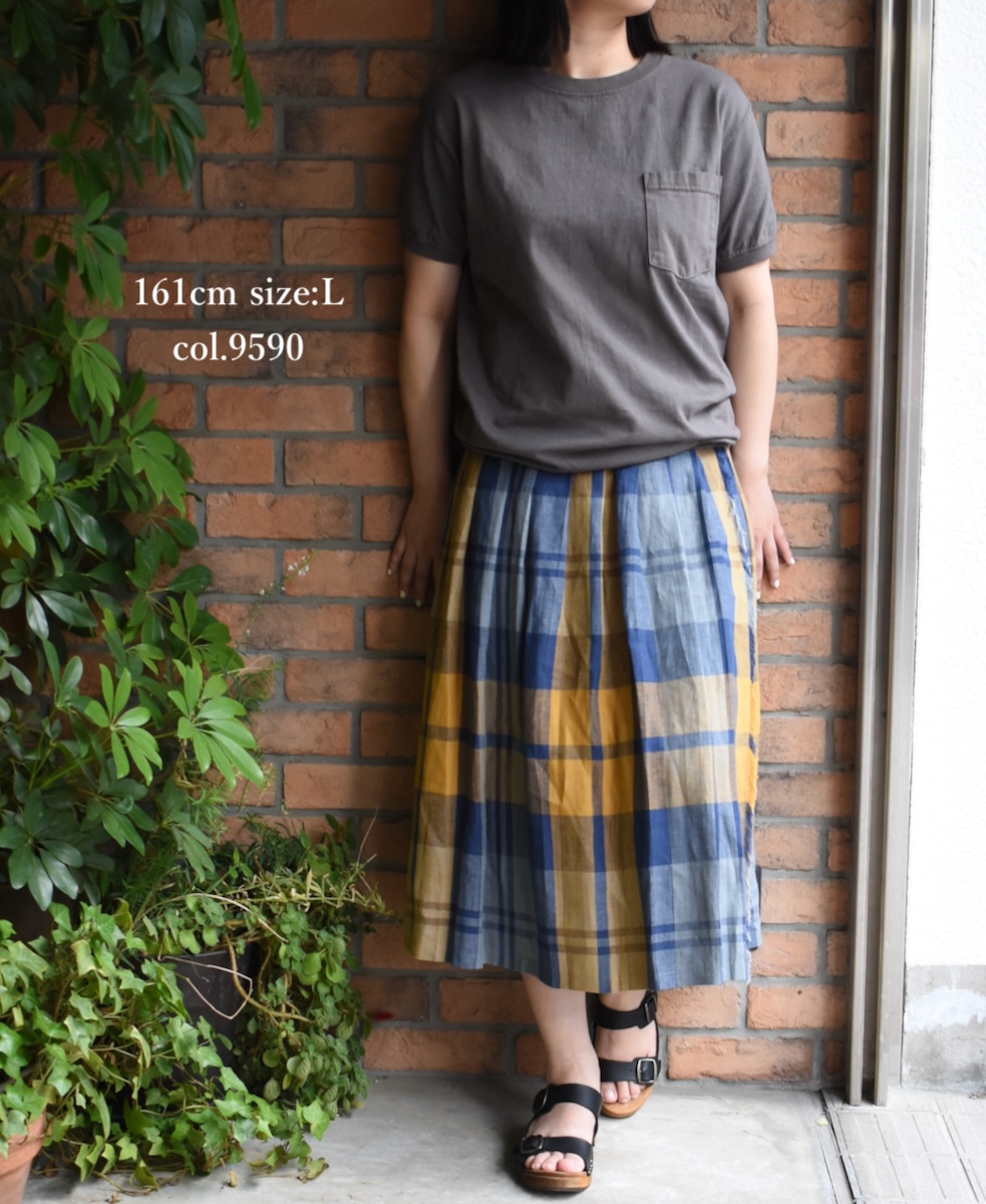 NGT9801P (Tシャツ) CREW NECK S/SL POCKET-T CUFF AND HEM RIB