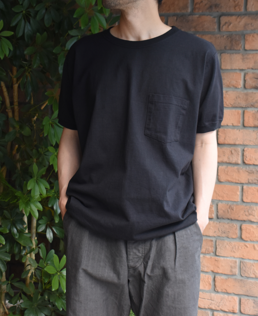 NGT9801P (Tシャツ) CREW NECK S/SL POCKET-T CUFF AND HEM RIB