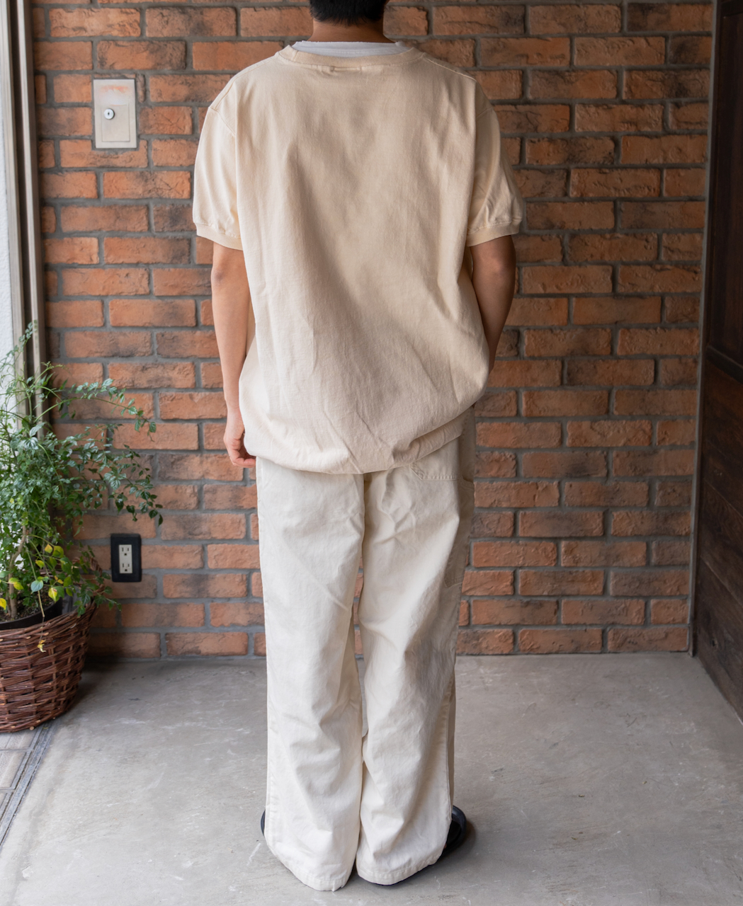 ADNAM2102 (パンツ) LIGHT WEIGHT HERRINGBONE (OVERDYE) CARPENTER PANTS