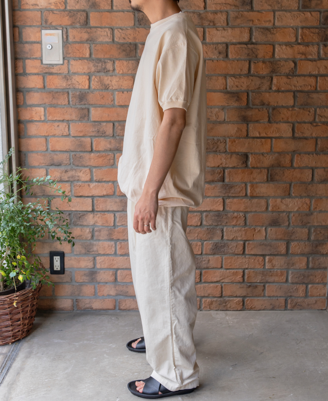 ADNAM2102 (パンツ) LIGHT WEIGHT HERRINGBONE (OVERDYE) CARPENTER PANTS