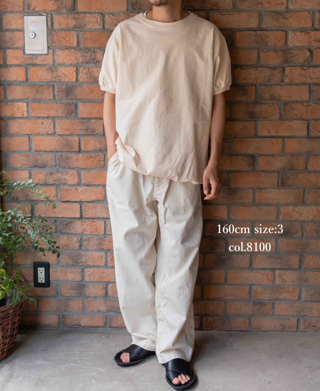 ADNAM2102 (パンツ) LIGHT WEIGHT HERRINGBONE (OVERDYE) CARPENTER PANTS