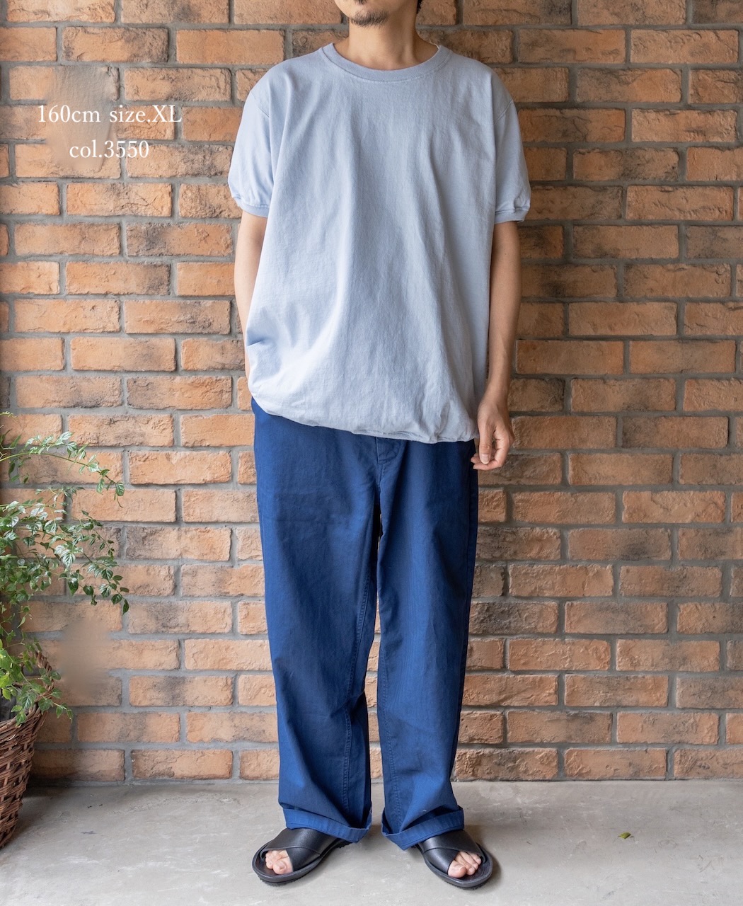 NGT9801 (Tシャツ) 7.2oz CREW-NECK T WITH CUFF&HEM RIB